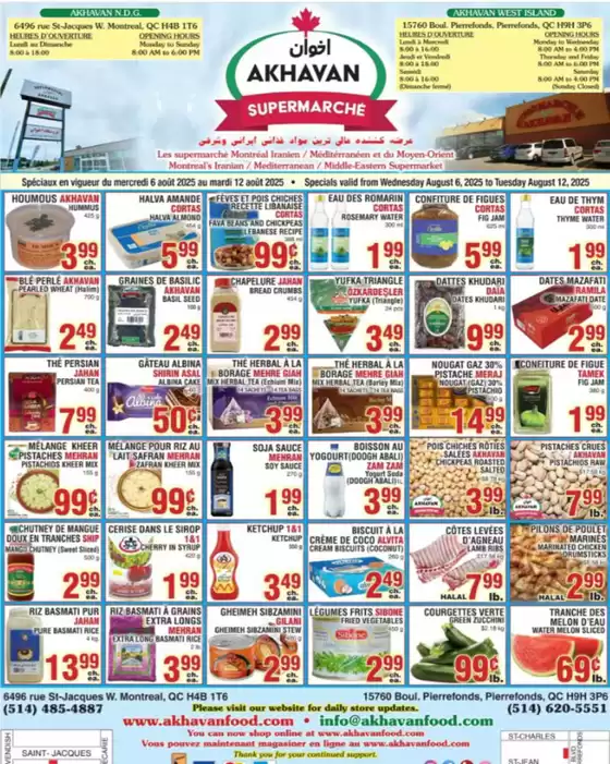 Akhavan catalogue in Saint-Donat-de-Montcalm | Weekly flyer  | 2025-08-07T00:00:00.000Z - 2025-08-12T00:00:00.000Z
