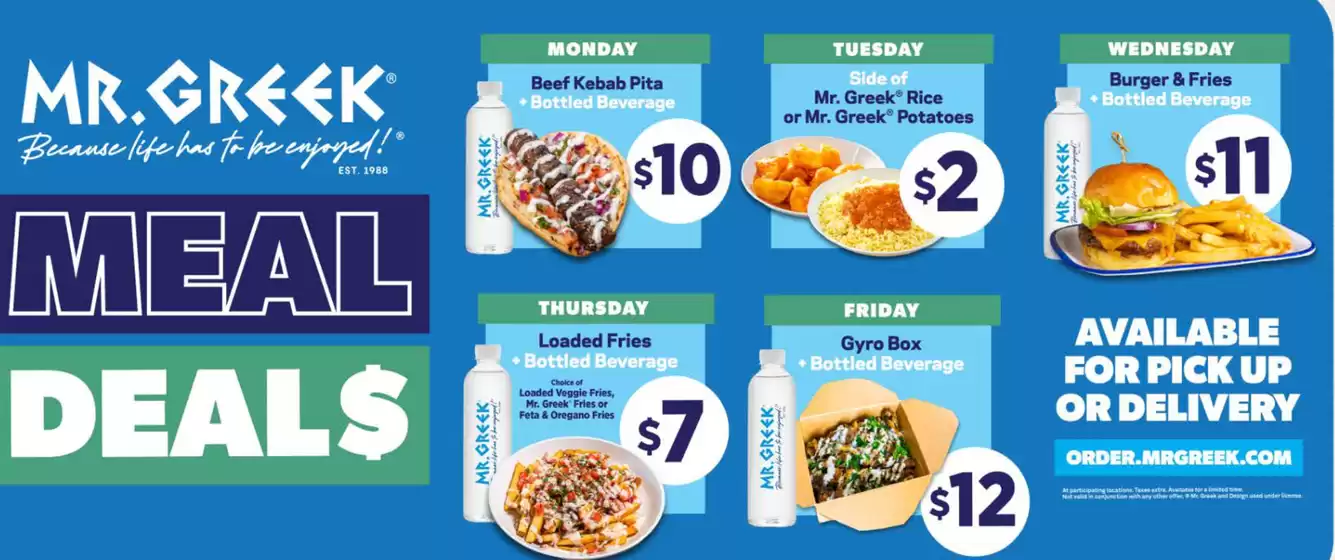 Mr Greek catalogue in Chapleau | Meal deals | 2025-08-07T00:00:00.000Z - 2025-08-21T00:00:00.000Z