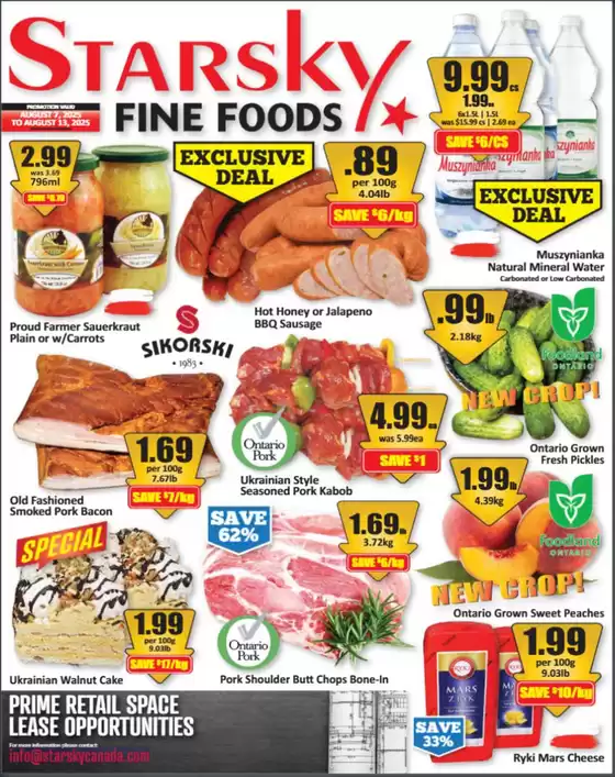 Starsky catalogue in Estevan | Weekly flyer  | 2025-08-08T00:00:00.000Z - 2025-08-13T00:00:00.000Z