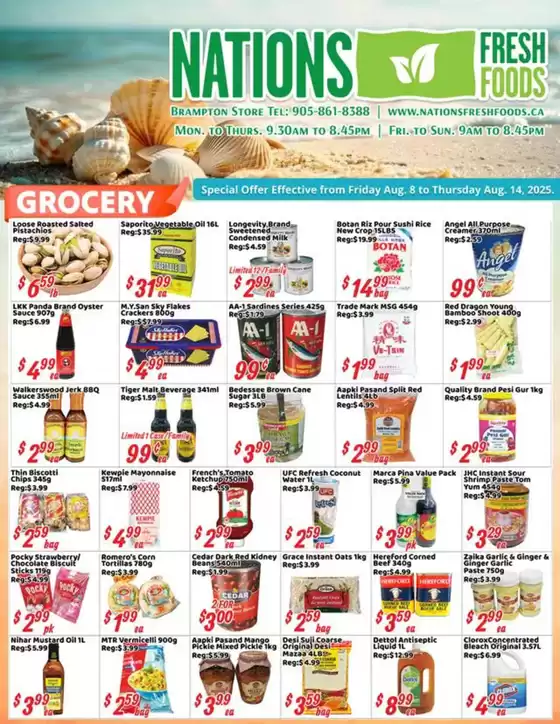 Nations Fresh Foods catalogue in Surrey | Special offer  | 2025-08-08T00:00:00.000Z - 2025-08-14T00:00:00.000Z