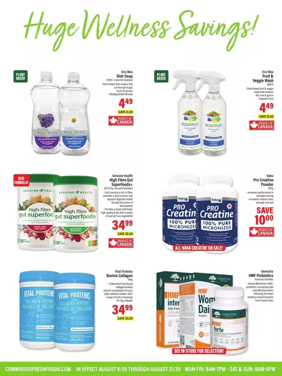 Commisso's Fresh Foods weeky flyer
