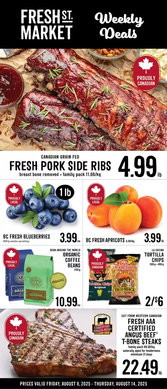Fresh St Market catalogue in Invermere | Weekly deals  | 2025-08-11T00:00:00.000Z - 2025-08-14T00:00:00.000Z
