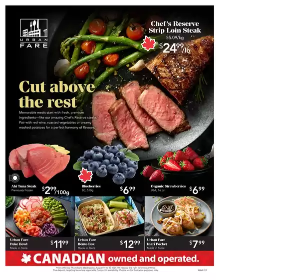 Urban Fare catalogue in Brampton | Save now with our deals | 2025-08-14T00:00:00.000Z - 2025-08-20T00:00:00.000Z