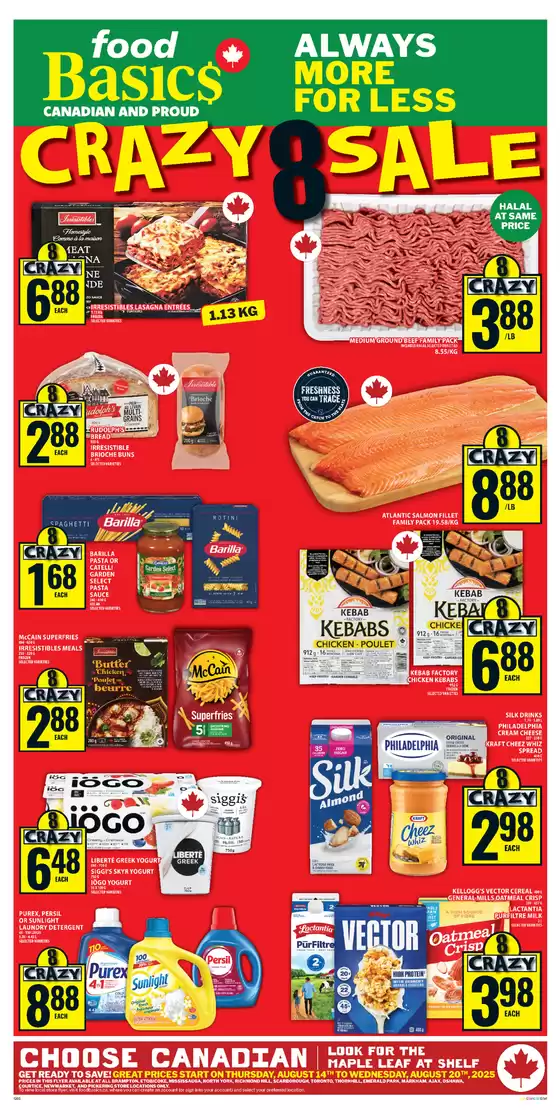 Food Basics catalogue | Current special promotions | 2025-08-14T00:00:00.000Z - 2025-08-20T00:00:00.000Z