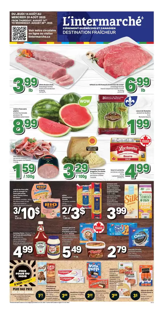 L'Intermarché catalogue in Brampton | Exclusive deals for our customers | 2025-08-14T00:00:00.000Z - 2025-08-20T00:00:00.000Z