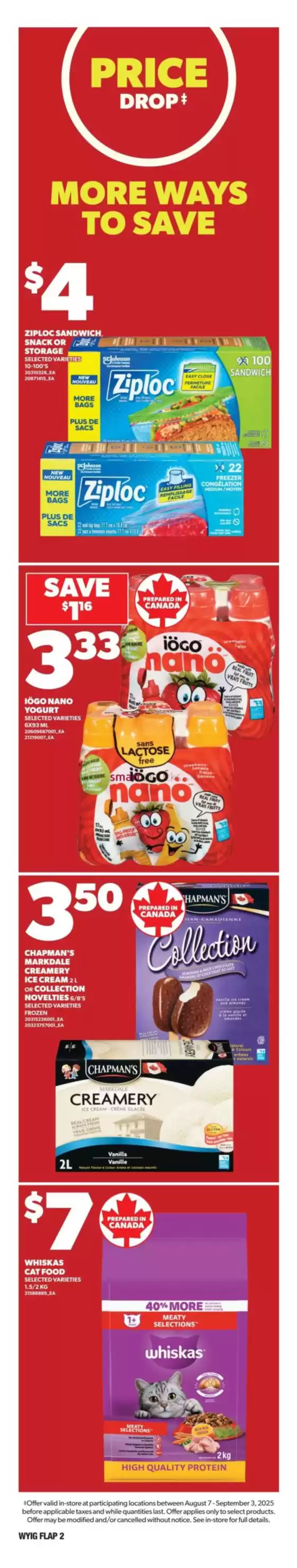 Independent Grocer weeky flyer