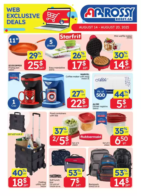 Rossy catalogue in Saint-Georges | Discover attractive offers | 2025-08-14T00:00:00.000Z - 2025-08-20T00:00:00.000Z