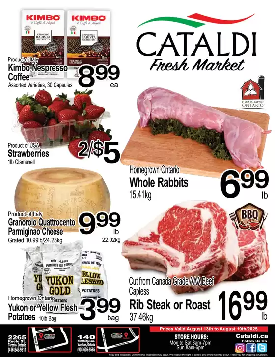 Cataldi catalogue in Kamloops | Prices Valid August 13th to August 19th/2025 | 2025-08-13T00:00:00.000Z - 2025-08-19T00:00:00.000Z
