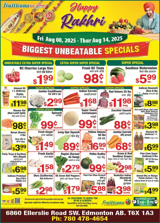 Fruiticana catalogue in Musquodoboit Harbour | Fruiticana weekly specials | 2025-08-14T00:00:00.000Z - 2025-08-14T00:00:00.000Z