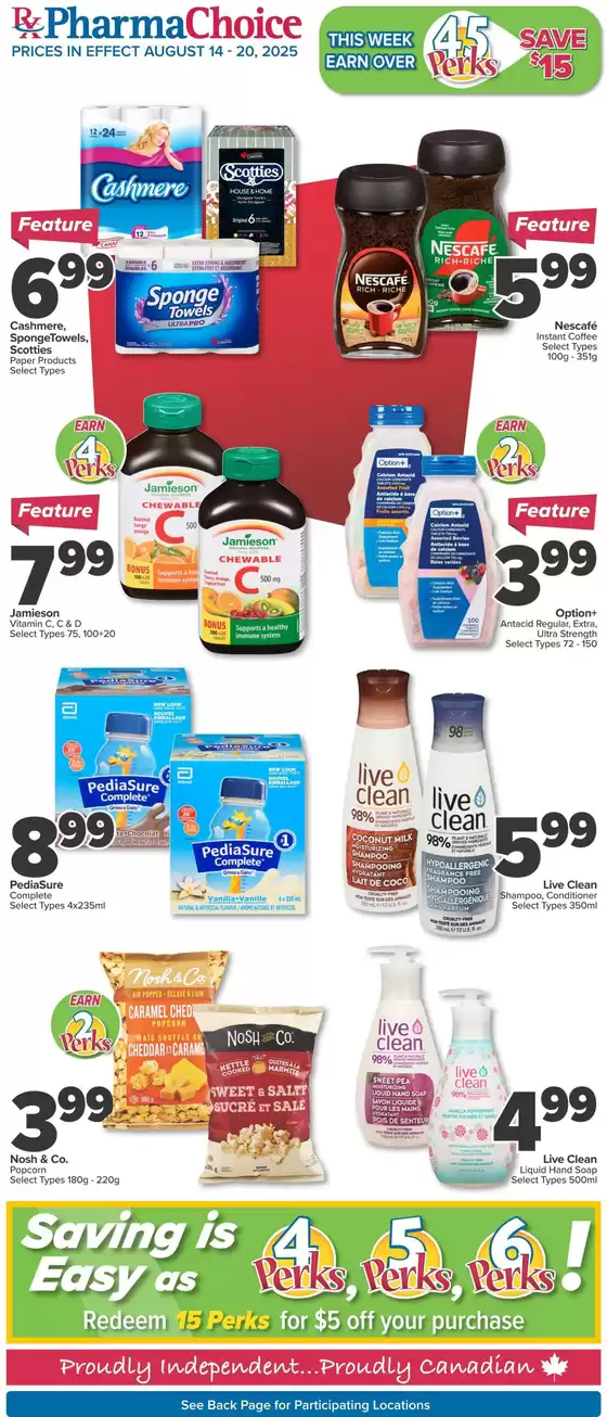 PharmaChoice catalogue in Musquodoboit Harbour | Save now with our deals | 2025-08-14T00:00:00.000Z - 2025-08-20T00:00:00.000Z