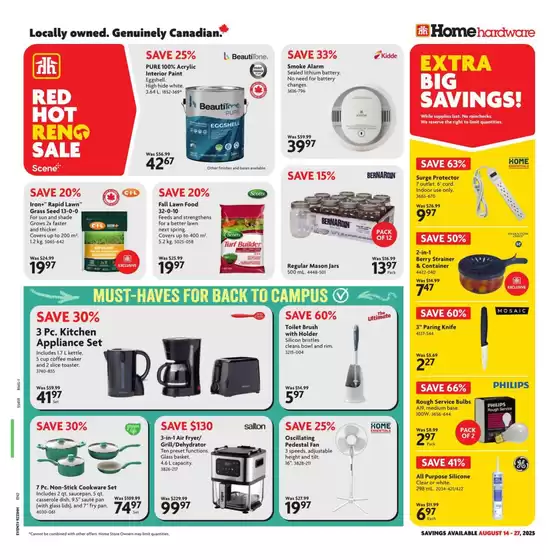 Home Hardware catalogue in Head of Jeddore | Great offer for bargain hunters | 2025-08-14T00:00:00.000Z - 2025-08-27T00:00:00.000Z