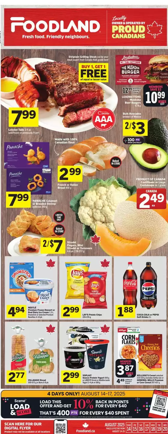 Foodland catalogue in Gatineau | Weekly flyer  | 2025-08-14T00:00:00.000Z - 2025-08-20T00:00:00.000Z