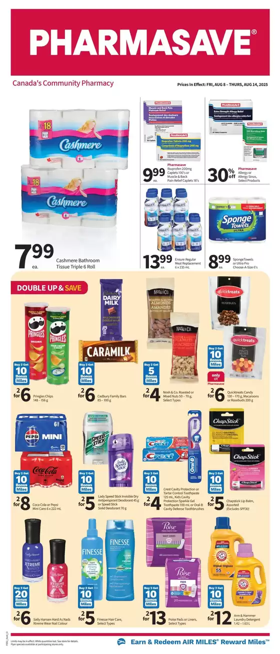 Pharmasave catalogue in Musquodoboit Harbour | Save now with our deals | 2025-08-08T00:00:00.000Z - 2025-08-14T00:00:00.000Z