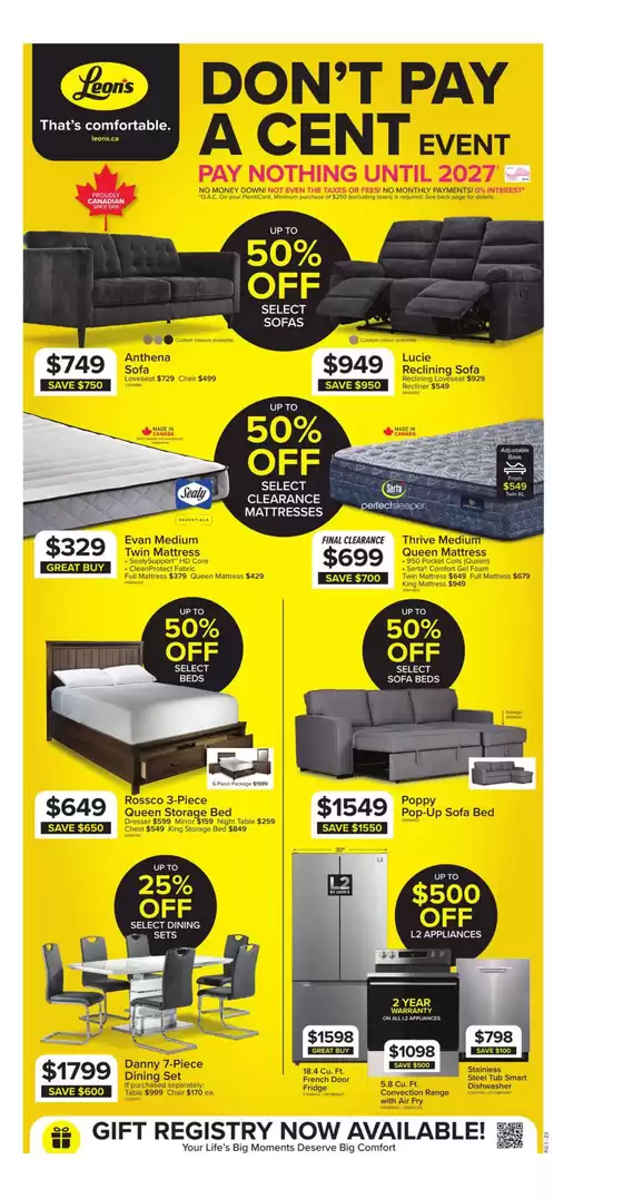 Leon's catalogue in Coquitlam | Discover attractive offers | 2025-08-14T00:00:00.000Z - 2025-09-03T00:00:00.000Z