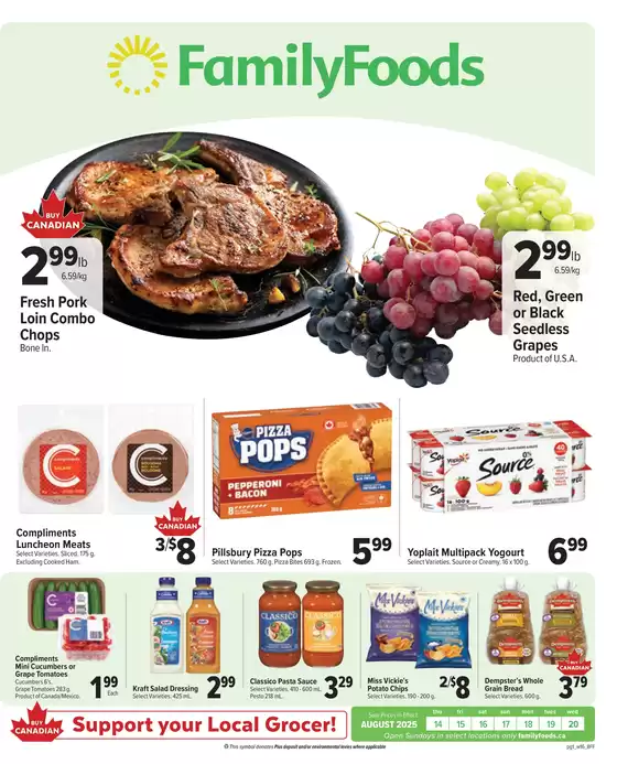 Family Foods catalogue in Head of Jeddore | Wide range of offers | 2025-08-14T00:00:00.000Z - 2025-08-20T00:00:00.000Z