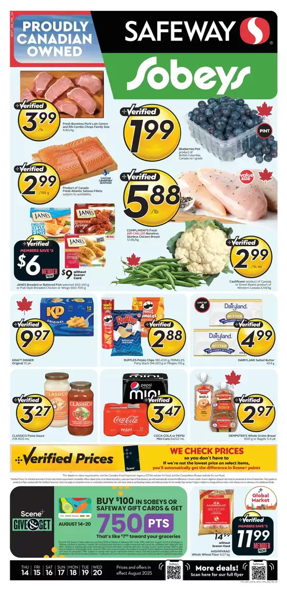 Sobeys catalogue in Head of Jeddore | Discover attractive offers | 2025-08-14T00:00:00.000Z - 2025-08-20T00:00:00.000Z