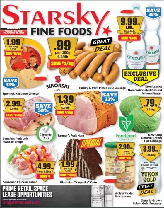 Weekly flyer 