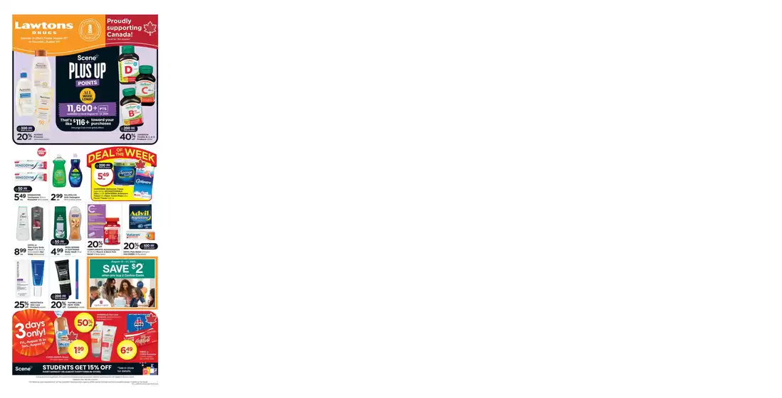 Lawtons Drugs catalogue in Brandon | Weekly Ad | 2025-08-15T00:00:00.000Z - 2025-08-21T00:00:00.000Z