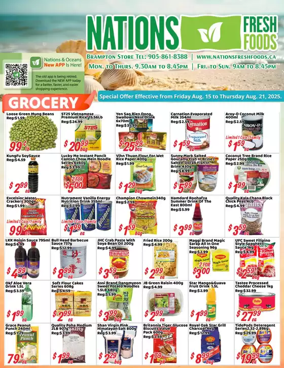 Oceans Fresh Food Market catalogue in Dryden | Unbeatable deals and fresh finds | 2025-08-15T00:00:00.000Z - 2025-08-21T00:00:00.000Z