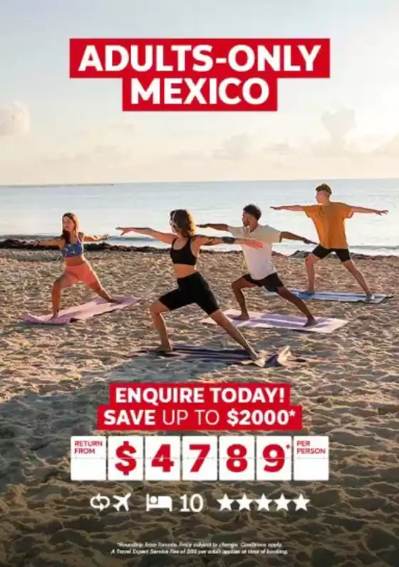 Flight Centre catalogue in Winnipeg | Deals please! | 2025-08-18T00:00:00.000Z - 2025-09-08T00:00:00.000Z