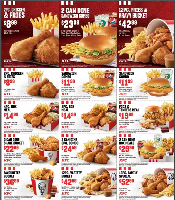 KFC Canada Coupon (Yukon) Valid until August 20
