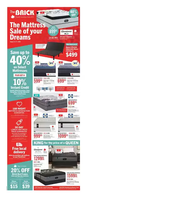 The Brick catalogue in Rimouski | New offers to discover | 2025-08-15T00:00:00.000Z - 2025-08-27T00:00:00.000Z
