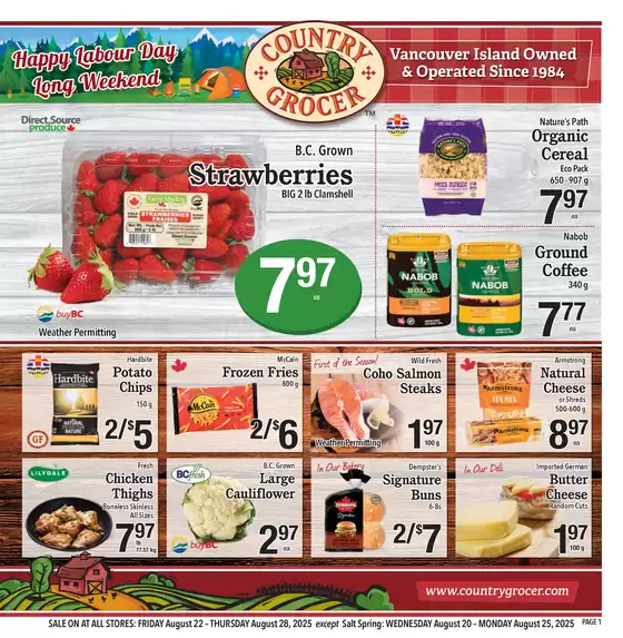 Country Grocer catalogue in Drummondville | Attractive special offers for everyone | 2025-08-22T00:00:00.000Z - 2025-08-28T00:00:00.000Z