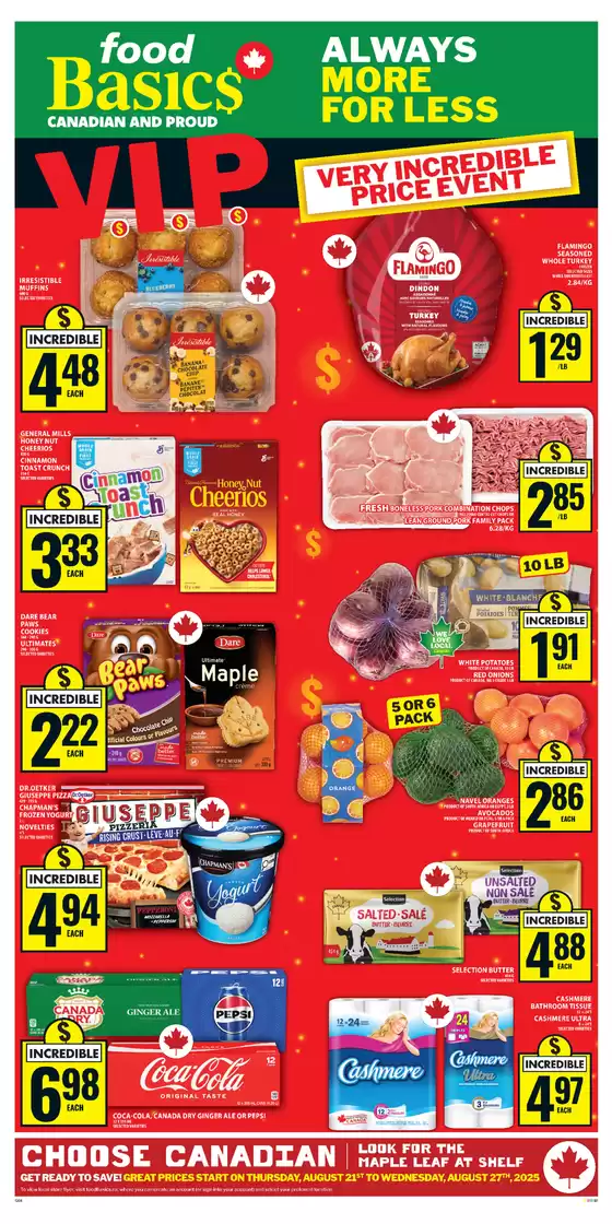 Food Basics catalogue in Hull QC | Offers for bargain hunters | 2025-08-21T00:00:00.000Z - 2025-08-27T00:00:00.000Z