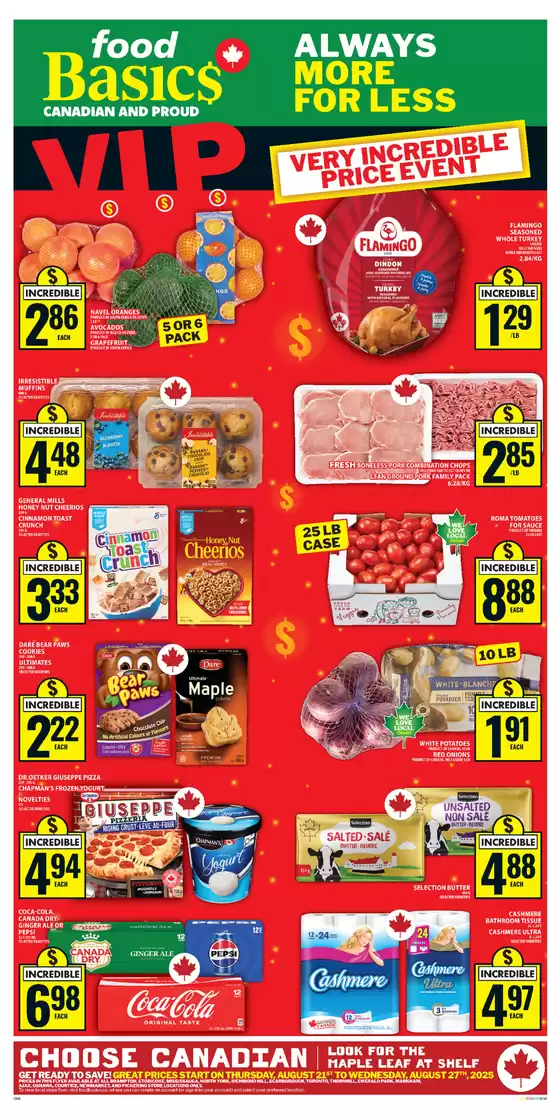 Food Basics catalogue in Hull QC | Our best bargains | 2025-08-21T00:00:00.000Z - 2025-08-27T00:00:00.000Z