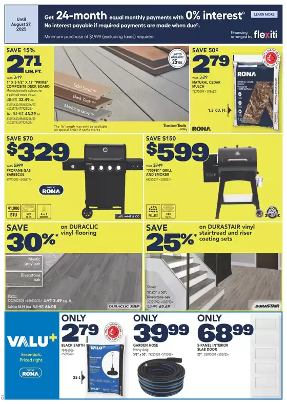 Exclusive bargains