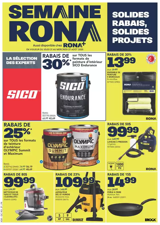 RONA catalogue in Montreal | Top deals and discounts | 2025-08-21T00:00:00.000Z - 2025-08-27T00:00:00.000Z