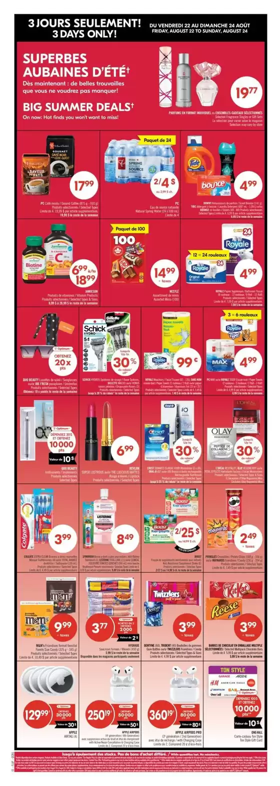 Wide range of offers