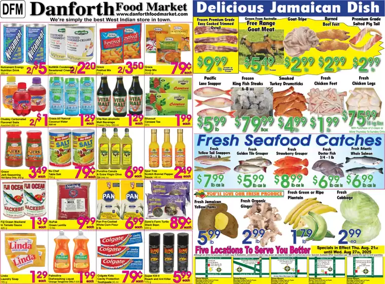 Danforth Food Market catalogue in Charny | Danforth Food Market | 2025-08-21T00:00:00.000Z - 2025-08-27T00:00:00.000Z