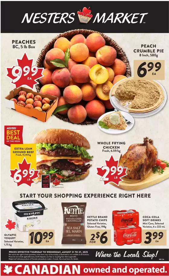 Nesters Market catalogue in Castlegar | Weekly flyer  | 2025-08-22T00:00:00.000Z - 2025-08-27T00:00:00.000Z