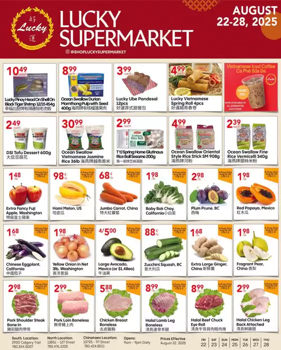 Lucky Supermarket catalogue in Castlegar | Edmonton Specials | 2025-08-22T00:00:00.000Z - 2025-08-28T00:00:00.000Z