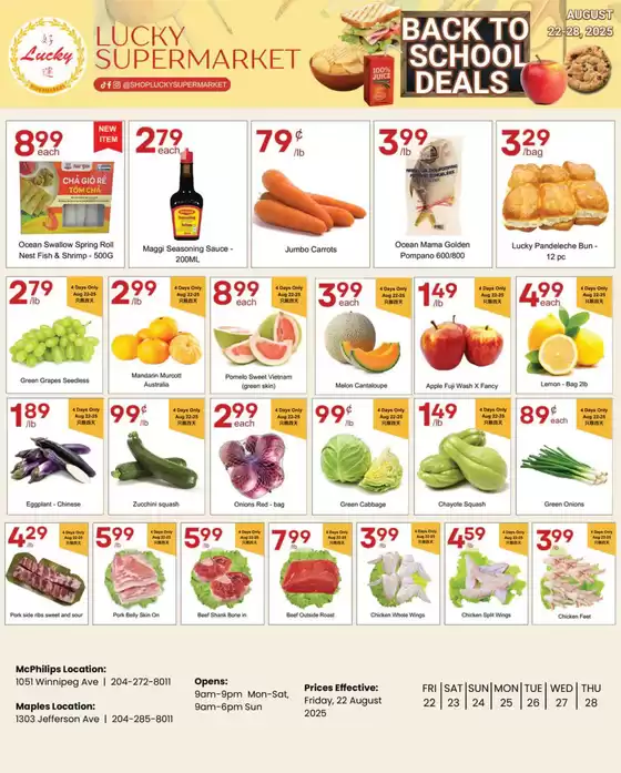 Lucky Supermarket catalogue | Back to school deals  | 2025-08-22T00:00:00.000Z - 2025-08-28T00:00:00.000Z
