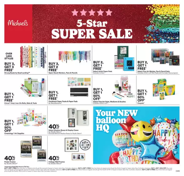 Michaels catalogue in Coquitlam | 8/22 Weekly Ad Canada | 2025-08-22T00:00:00.000Z - 2025-08-28T00:00:00.000Z