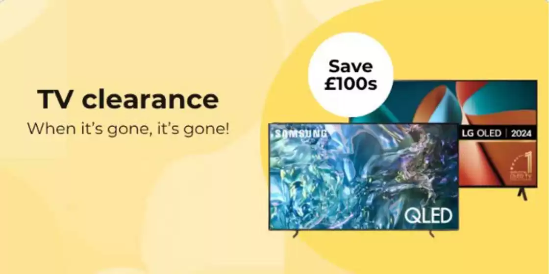 Tv Clearance