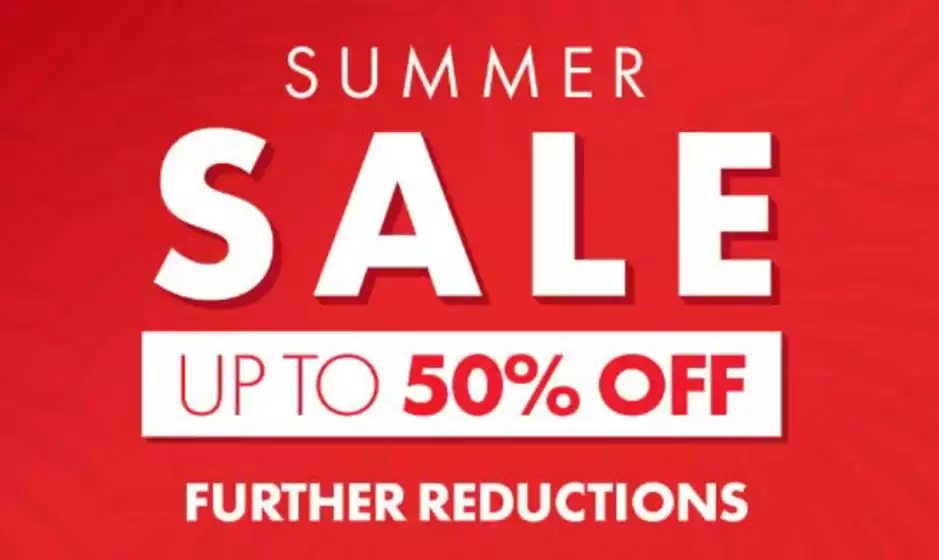 Summer Sale Up To 50% Off