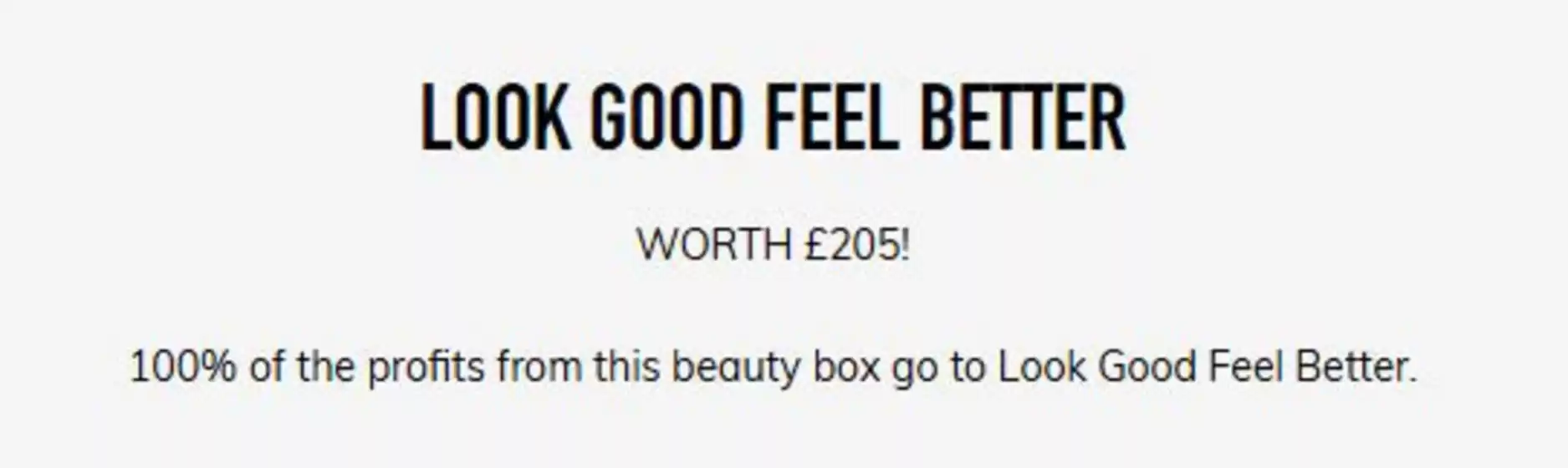 Look Good Feel Better