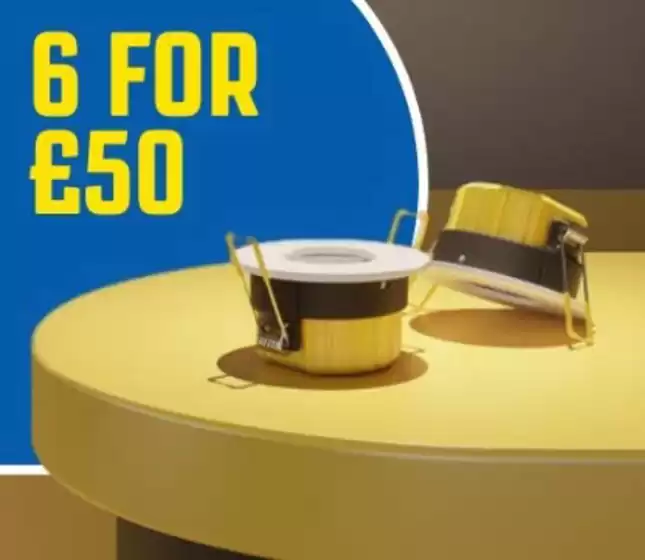 6 For £50