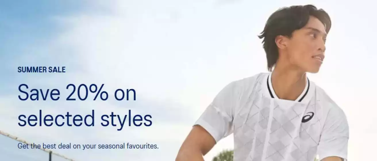 Save 20% On Selected Styles