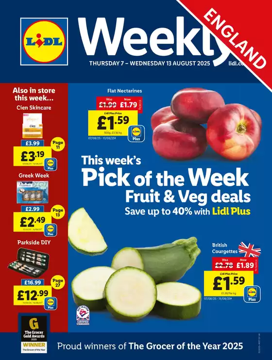 Lidl catalogue in Fareham | Current bargains and offers | 2025-08-07T00:00:00.000Z - 2025-08-13T00:00:00.000Z