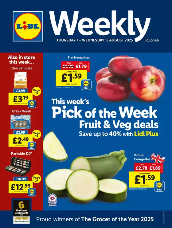 Lidl catalogue in Fareham | Top offers for smart savers | 2025-08-07T00:00:00.000Z - 2025-08-13T00:00:00.000Z