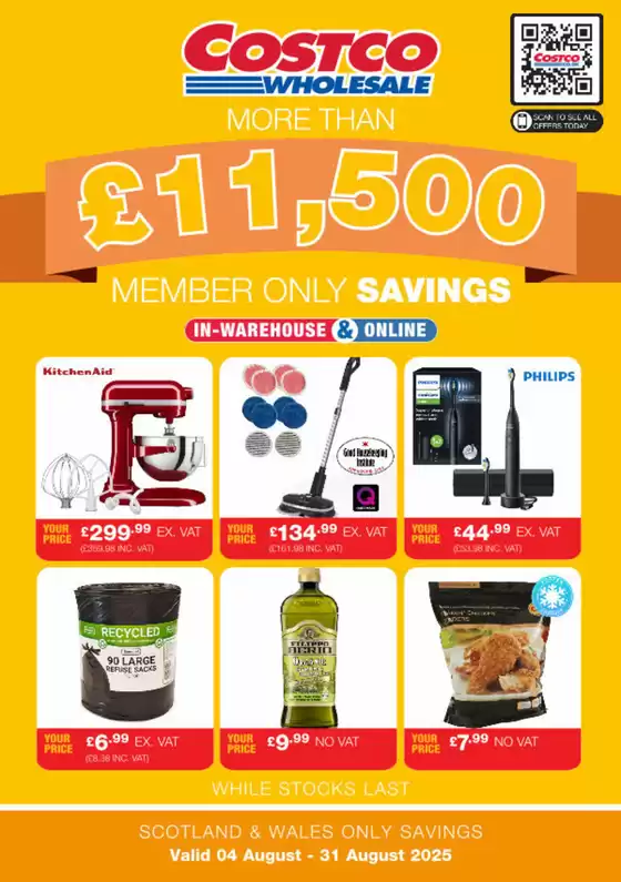 Costco catalogue in Craven Arms | Our best bargains | 2025-08-04T00:00:00.000Z - 2025-08-31T00:00:00.000Z