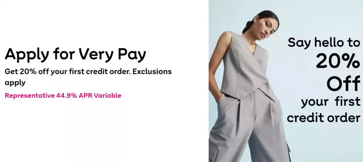 Very catalogue in Milngavie | Apply For Very Pay | 2025-08-05T00:00:00.000Z - 2025-09-30T00:00:00.000Z