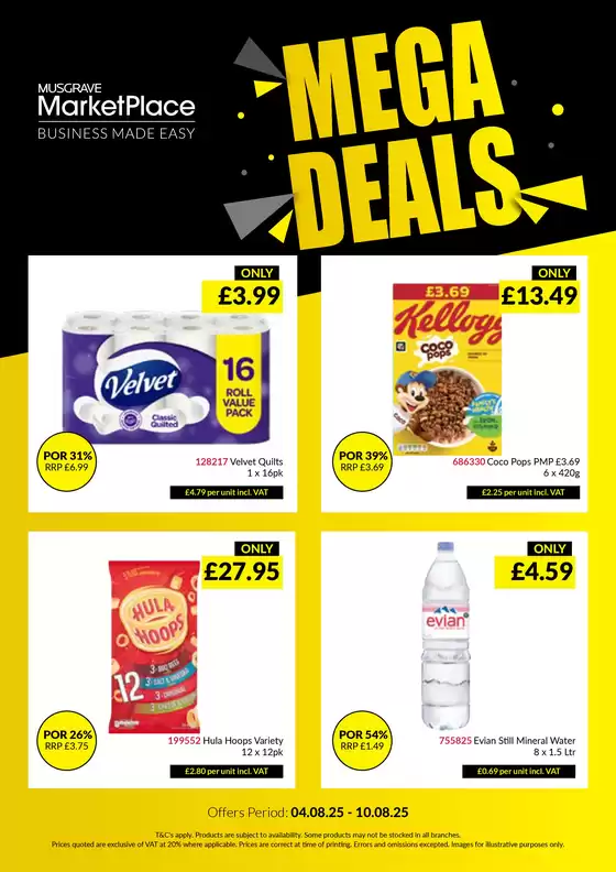 Musgrave MarketPlace catalogue in Worksop | MEGA DEALS | 2025-04-08T00:00:00.000Z - 2025-10-08T00:00:00.000Z
