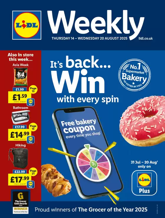 Lidl catalogue in London | Exclusive deals and bargains | 2025-08-07T00:00:00.000Z - 2025-08-20T00:00:00.000Z
