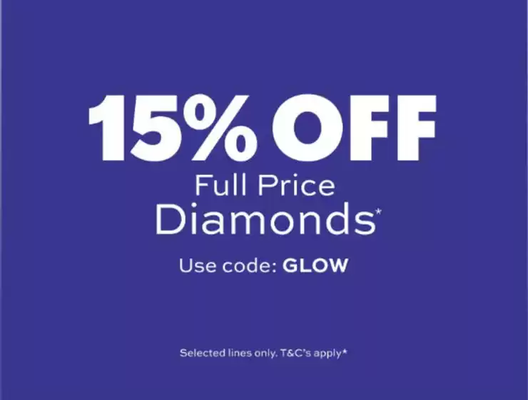 H. Samuel catalogue in Kirkcaldy | 15% Off | 2025-08-07T00:00:00.000Z - 2025-08-21T00:00:00.000Z