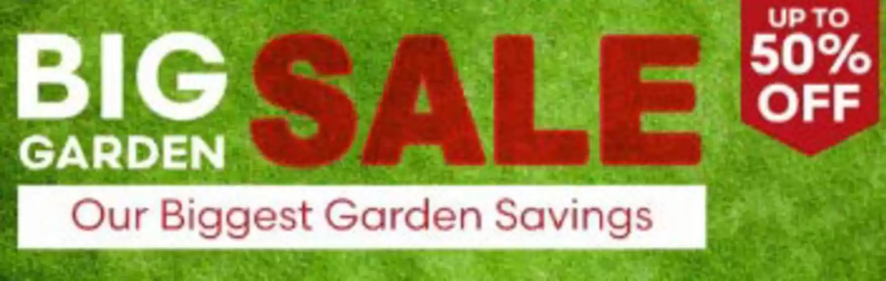 Big Garden Sale